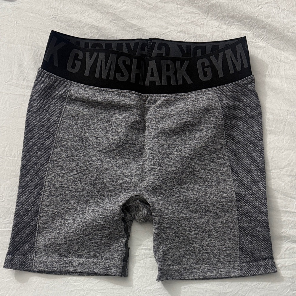 Gymshark Black and Gray Fitness Shorts